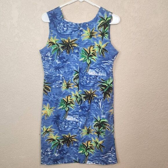 Peter Popovitch Vintage Tropical Print Dress with Sequins Small (5085) - Picture 2 of 6